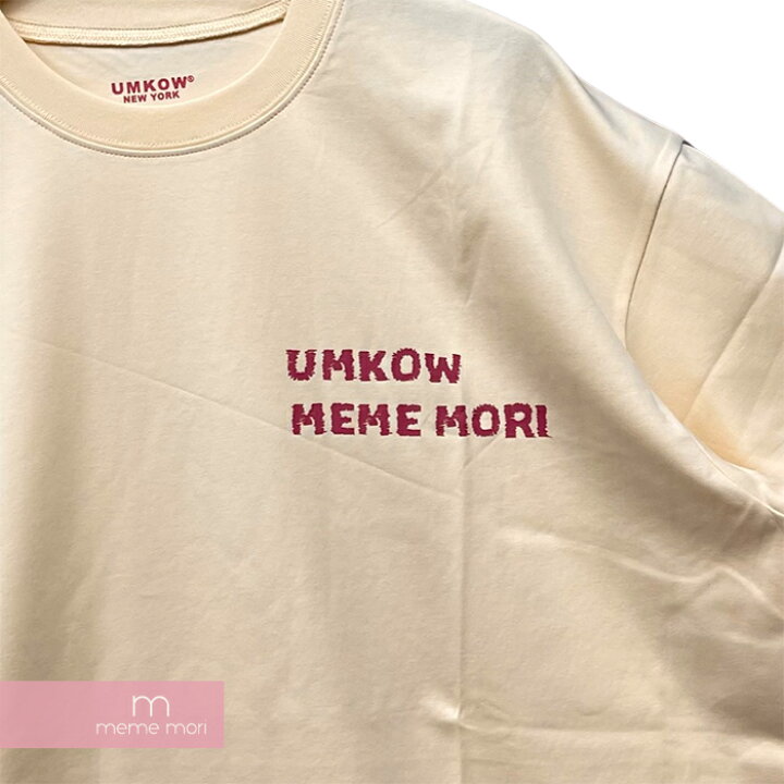 楽天市場】UMKOW×meme mori 2023SS Smile Tee Cleam UMKOW×メメモリ 