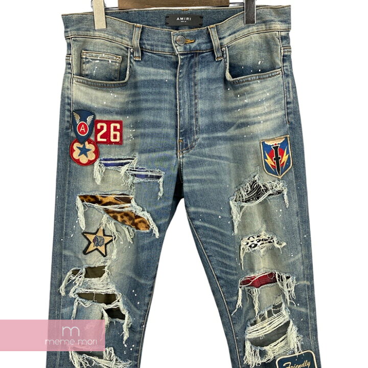 楽天市場】AMIRI Art Patch Jeans アミリ アートパッチジーンズ 