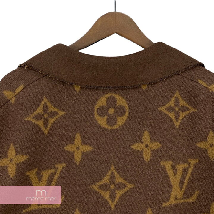 Shop Louis Vuitton Raw monogram coat (1A9DIZ, 1A9DJ4, 1A9DJ3