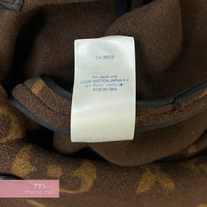 Shop Louis Vuitton Raw monogram coat (1A9DIZ, 1A9DJ4, 1A9DJ3
