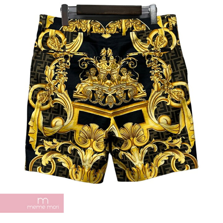 楽天市場】FENDI×VERSACE 2022SS Fendace multicolour cotton trousers 
