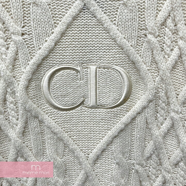 楽天市場】Dior Stand Collar Sweater With CD Signature 113M616AT183 