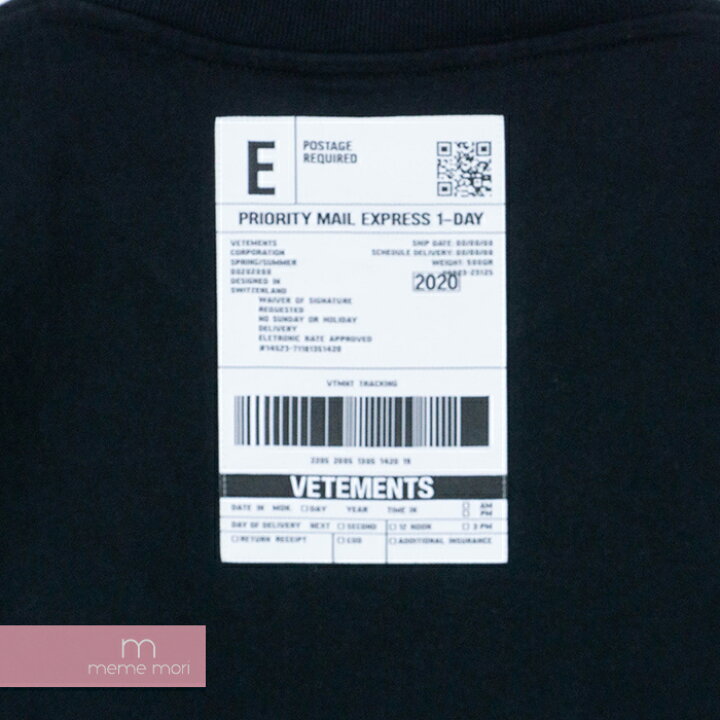 楽天市場】VETEMENTS 2020SS Logo Tee SS20TR305 ヴェトモン ロゴT 