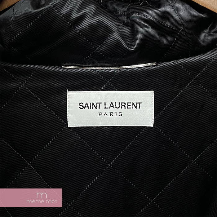 【楽天市場】SAINT LAURENT PARIS Fur Trimmed Hooded Jacket 
