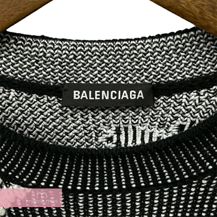 楽天市場】BALENCIAGA 2020AW Crewneck 3D Scribble Knit Sweater 