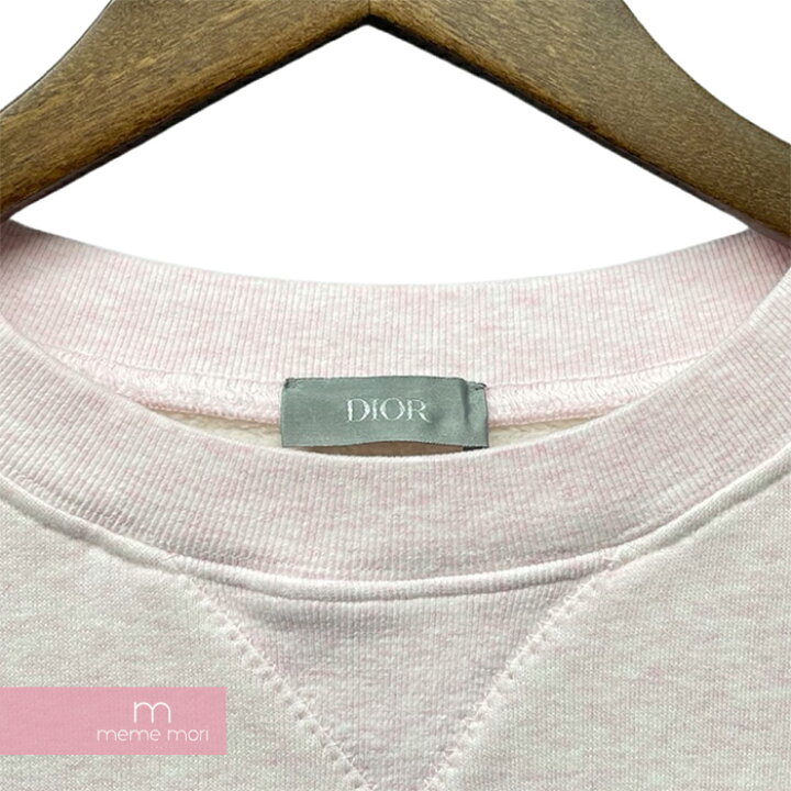 楽天市場】Dior×ERL 2023SS Oversized Sweatshirt Heathered Pink 
