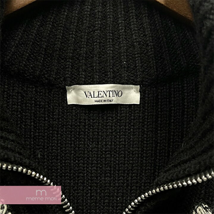 楽天市場】VALENTINO Wool Zip Jacket WV3KE01L7MP ヴァレンティノ 