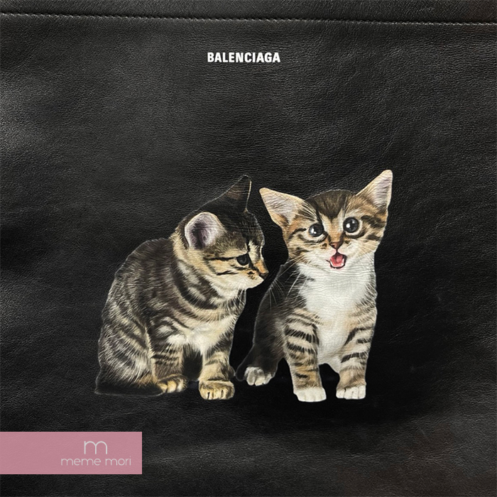 楽天市場】BALENCIAGA Kitten Print Leather Tote Bag 544310 