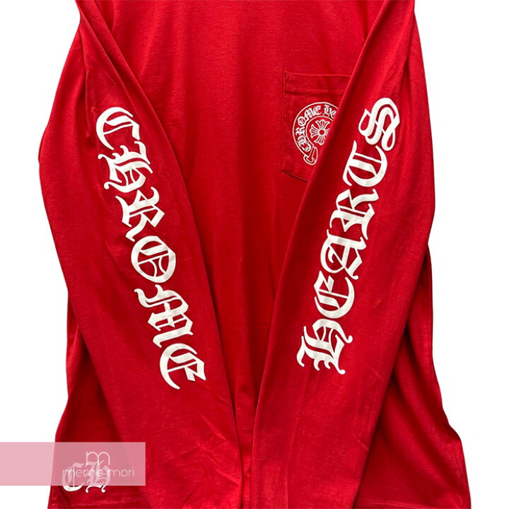 楽天市場】【BIG PRICE OFF】CHROME HEARTS Red Back Scroll Logo LS 