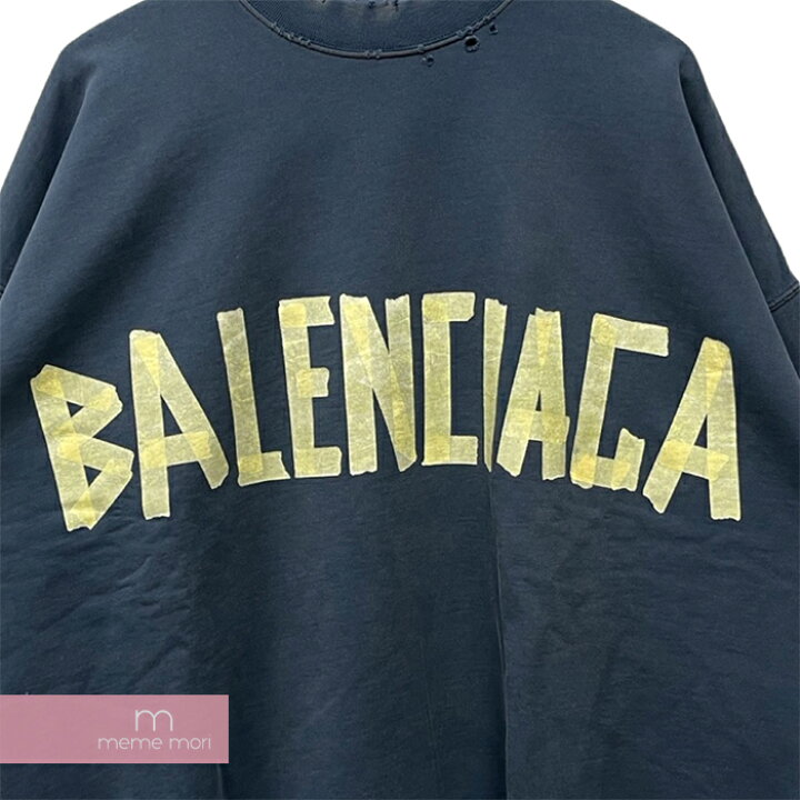 楽天市場】BALENCIAGA 2023AW Tape Type Sweatshirt 744701 TOVB1  