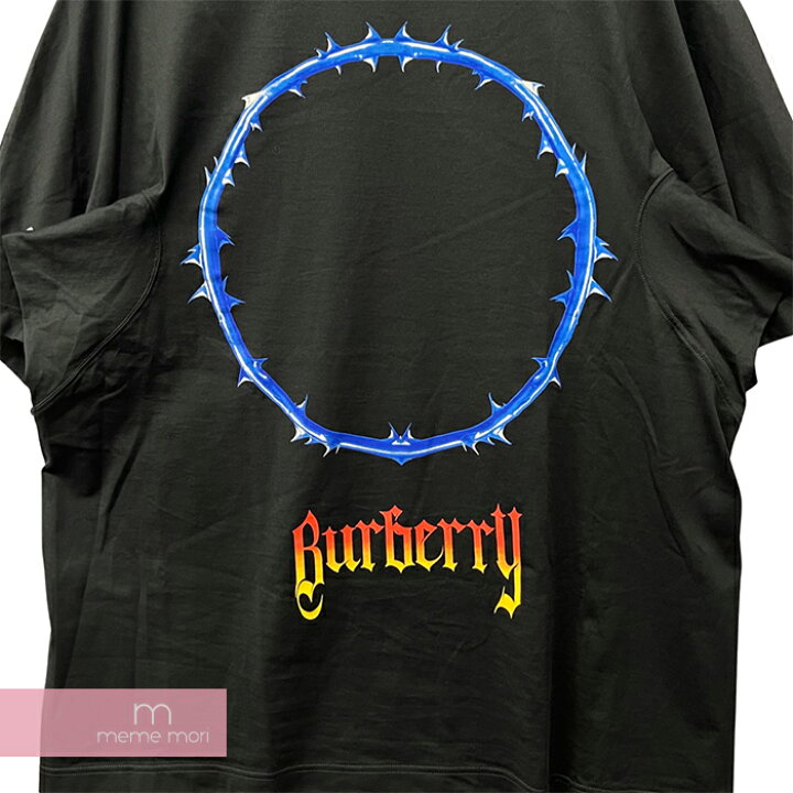楽天市場】BURBERRY 2023SS Thorn and Logo Print Cotton Oversized 