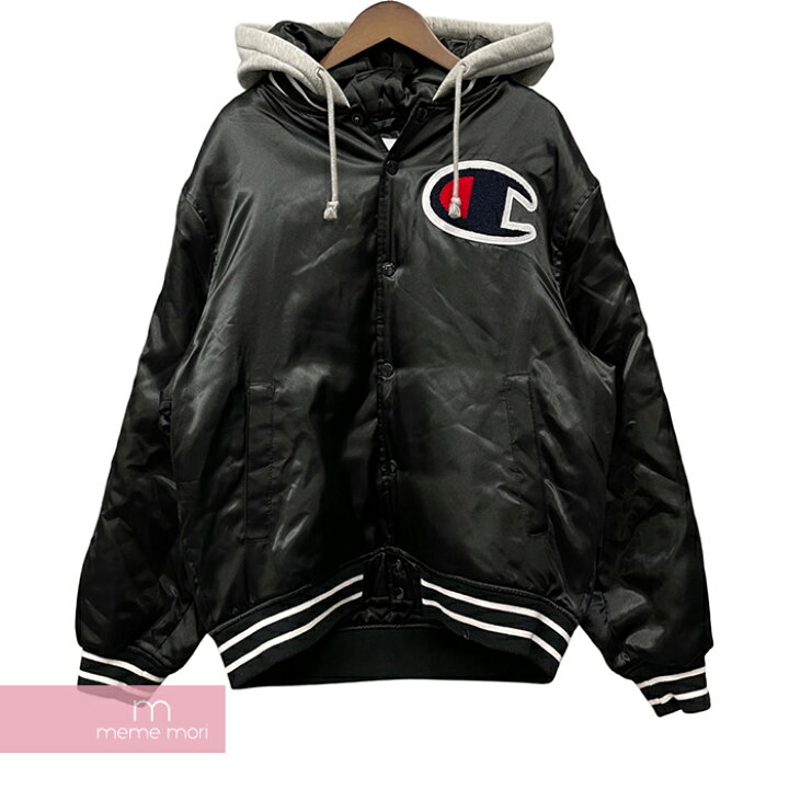 楽天市場】Supreme×Champion 2018AW Hooded Satin Varsity Jacket  
