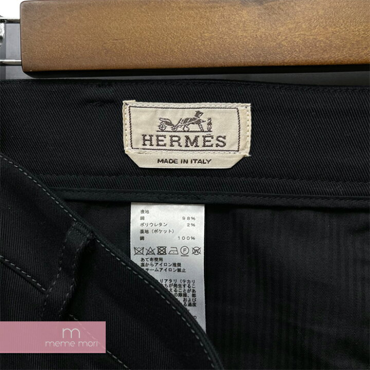 楽天市場】HERMES Cotton Pants 165040H502 エルメス コットンパンツ  