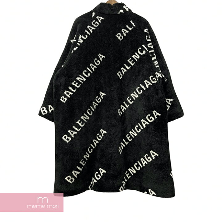 楽天市場】BALENCIAGA 2019AW Oversized Logo Faux Fur Coat 583846  