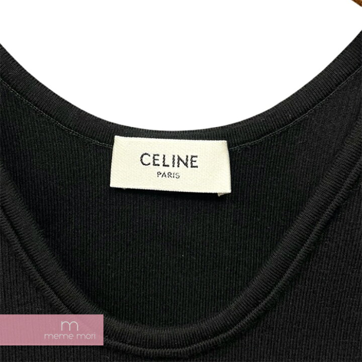 楽天市場】CELINE Sports Bra in Athletic Knit 2A68L372N セリーヌ アスレチックニットスポーツブラ  タンクトップ コットンニット ロゴ ブラック サイズS【230906】【中古-A】【me04】 : meme mori