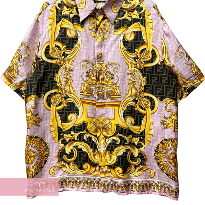 楽天市場】【BIG PRICE OFF】FENDI×VERSACE 2022SS Fendace Silk Shirt 