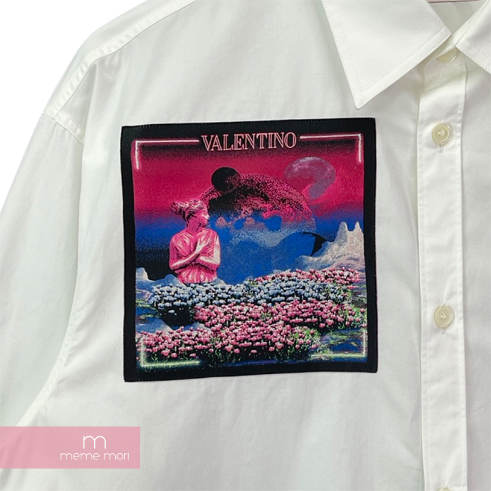 楽天市場】VALENTINO 2022SS Oversize Shirt with Water Nights Print