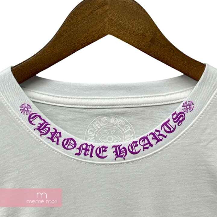 CHROME HEARTS クロムハーツ Old English Neck Logo Pastel Purple L/S  