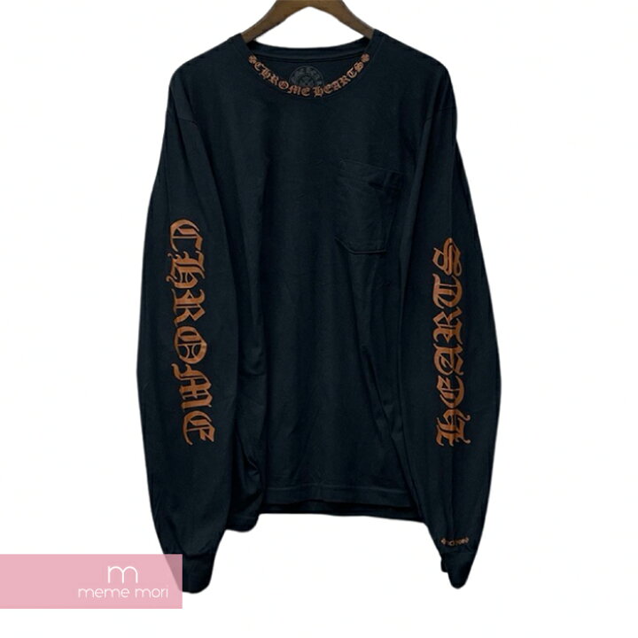楽天市場】【BIG PRICE OFF】CHROME HEARTS Brown Neck Logo L/S Tee 