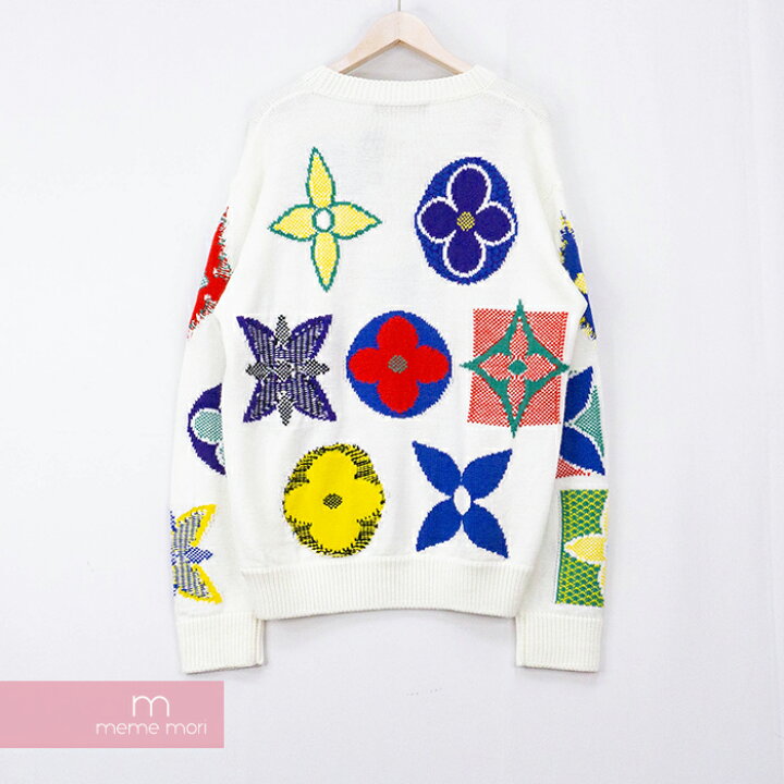 ルイヴィトン モノグラム マルチカラー ニット セーター size XL 