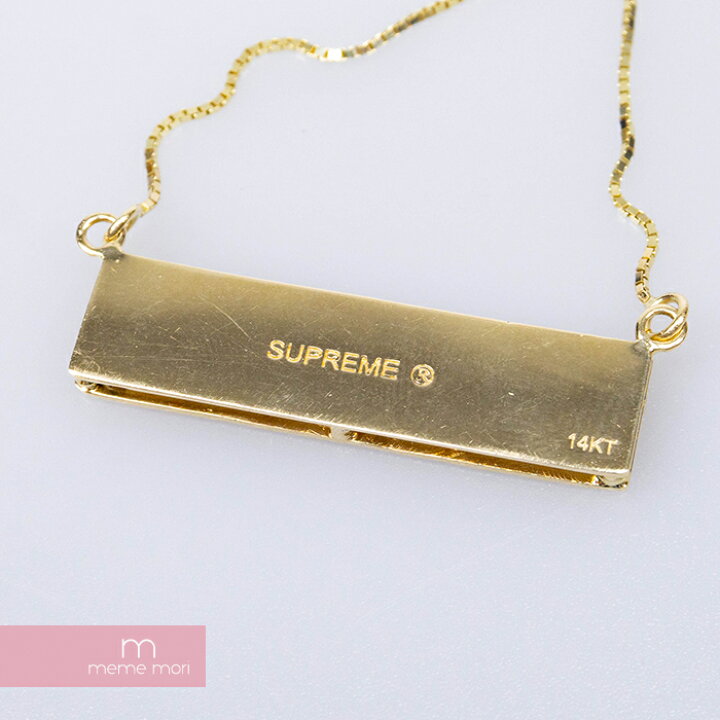 楽天市場】Supreme 2020SS Name Plate 14K Gold Pendant シュプリーム  