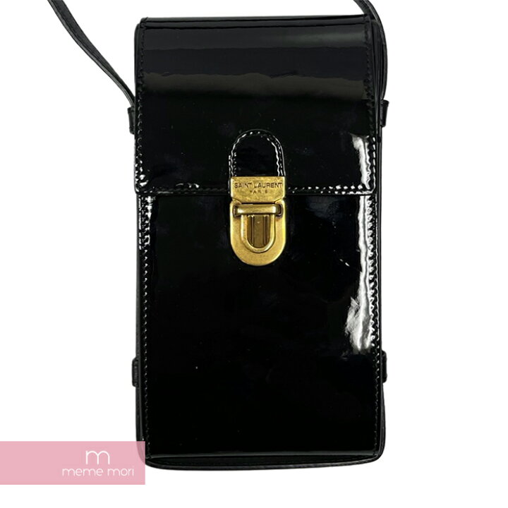 楽天市場】SAINT LAURENT PARIS TUC Phone Pouch with Strap in Patent 