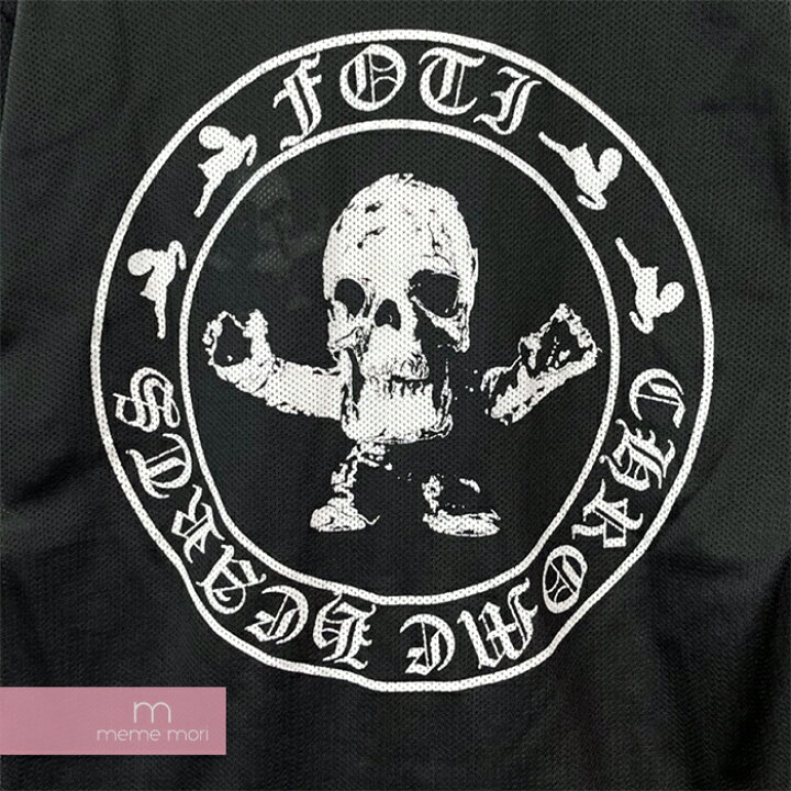 Chrome Hearts Foti Mesh Top クロムハーツ フォティメッシュトップ メッシュtシャツ 半袖カットソー スカルプリント ブラック サイズl 受賞店 Chrome Hearts Foti Mesh Top クロムハーツ フォティメッシュトップ メッシュtシャツ 半袖カットソー スカルプリント ブラック サイズl 受賞店