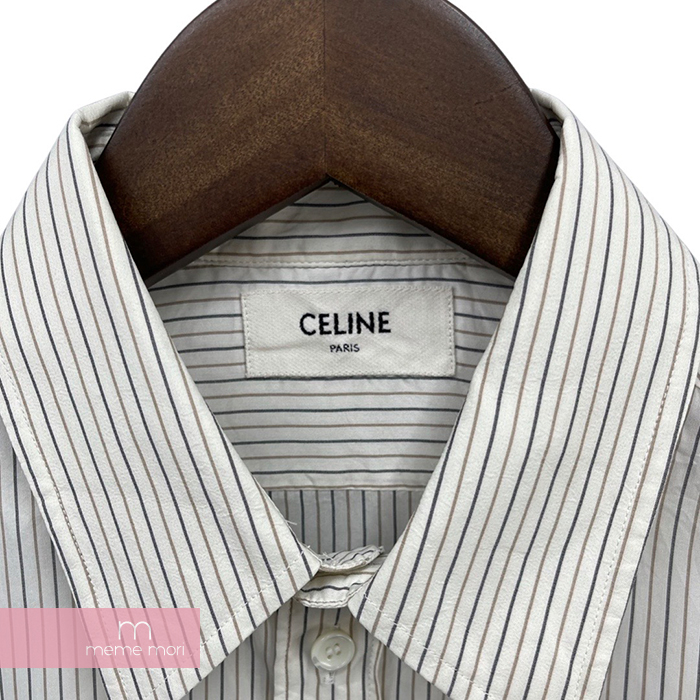 楽天市場】CELINE Stripe Shirt In Silk 2C239105I セリーヌ 