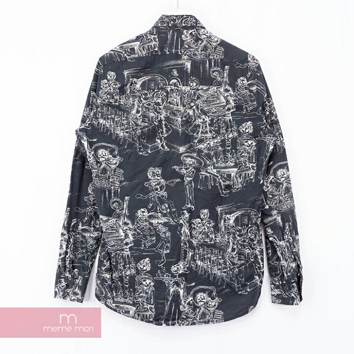 楽天市場】SAINT LAURENT PARIS 2018 Skeletons Shirt 564172 Y382U  