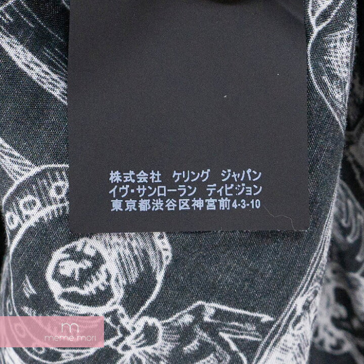 楽天市場】SAINT LAURENT PARIS 2018 Skeletons Shirt 564172 Y382U  