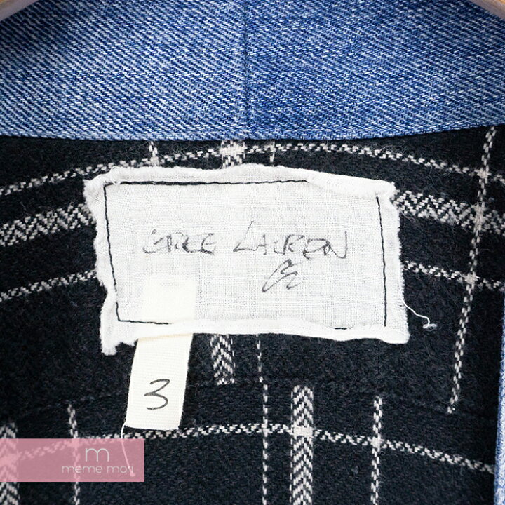 楽天市場】Greg Lauren Black Plaid Long Kimono グレッグローレン 