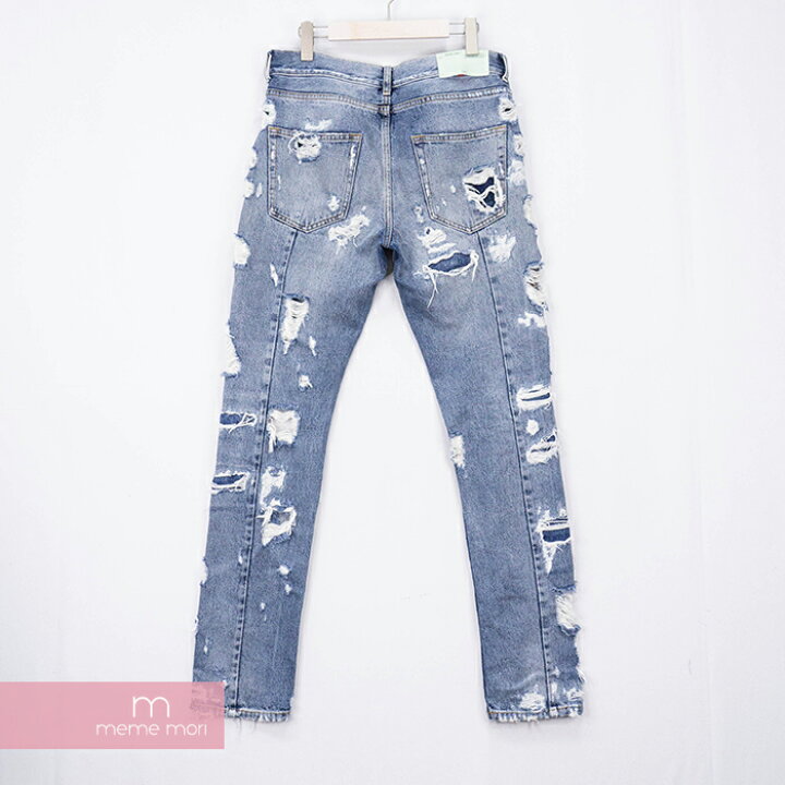 楽天市場】OFF-WHITE 2018AW Slim Back Dart Jeans OMYA011E18386020  