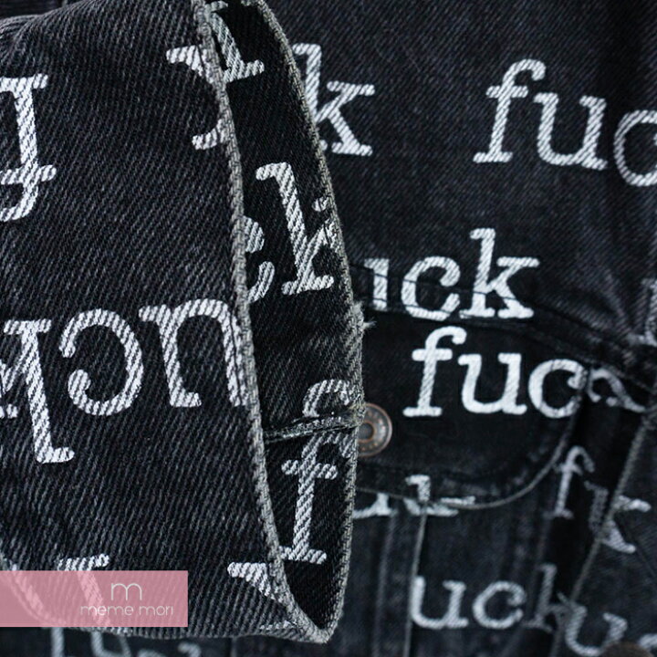 楽天市場】Supreme 2013SS Fuck Denim Jacket シュプリーム FUCK総柄 