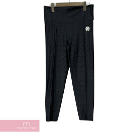 CHROME HEARTS Logo Leggings クロムハーツ ロゴレギンス パンツ CHクロス 総柄 ホースシュー ブラック サイズXL 【231209】【中古-A】【me04】