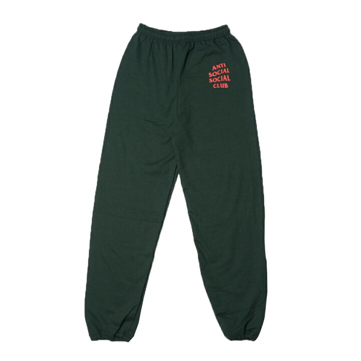 楽天市場】Anti Social Social Club ASSC 2017AW Sweat Pants Green 