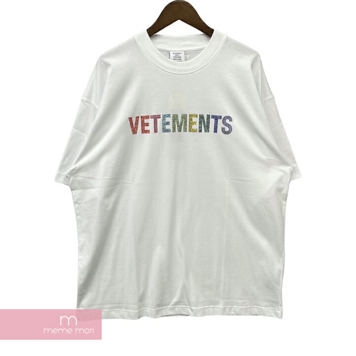 楽天市場】VETEMENTS 2022SS Multicolor Crystal Logo Tee UE52TR510W 