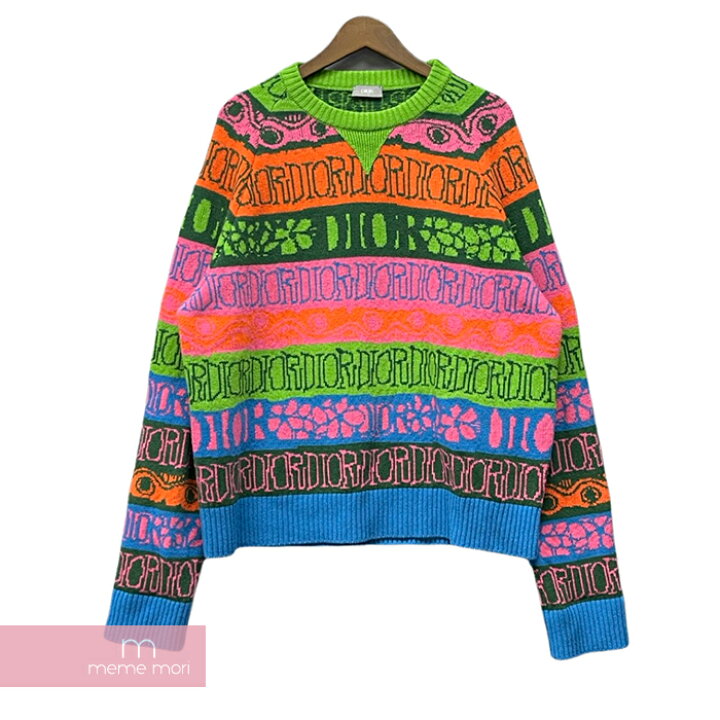楽天市場】Dior×Shawn Stussy 2020AW Multicolor Wool Jacquard 