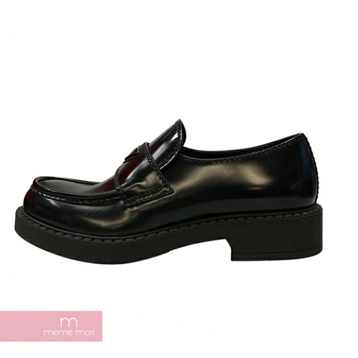 楽天市場】PRADA Chocolate Brushed Leather Loafers 2DE127 プラダ 