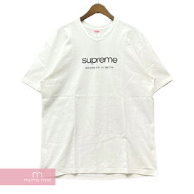 Supreme 2020SS Shop Tee シュプリーム ショップTシャツ 半袖カットソー クラシックロゴプリント ホワイト サイズL【230714】【新古品】【me04】