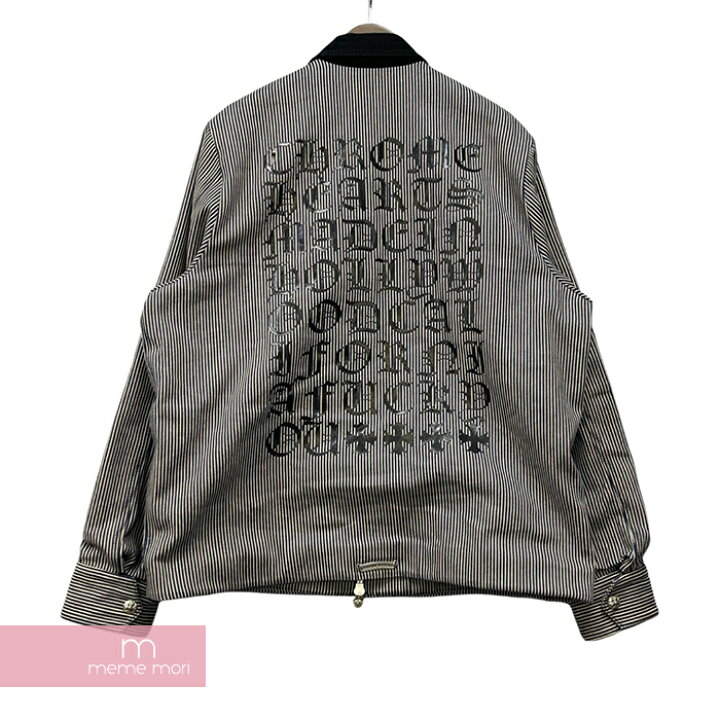 楽天市場】CHROME HEARTS Street Meat Strpd Denim Jacket クロム 