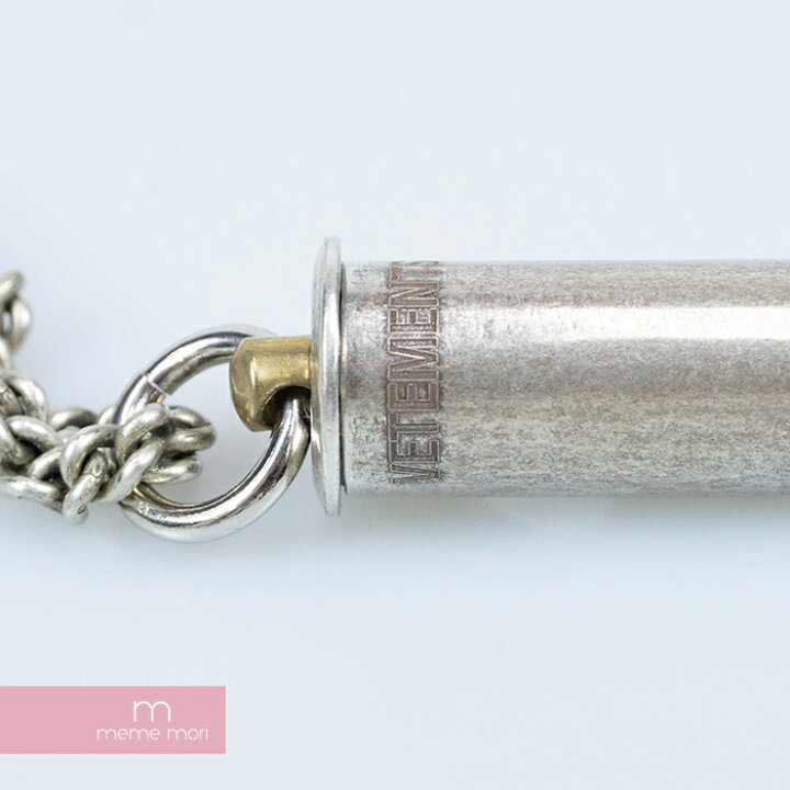 楽天市場】VETEMENTS 2019SS Bullet Pendant Necklace USS198036  