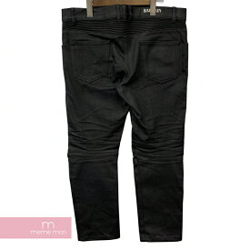 BALMAIN Biker Rigid Denim Pants POHT551D204 バルマン バイカーリジットデニムパンツ ジーンズ ブラック サイズ32 【220802】【中古-B】【me04】