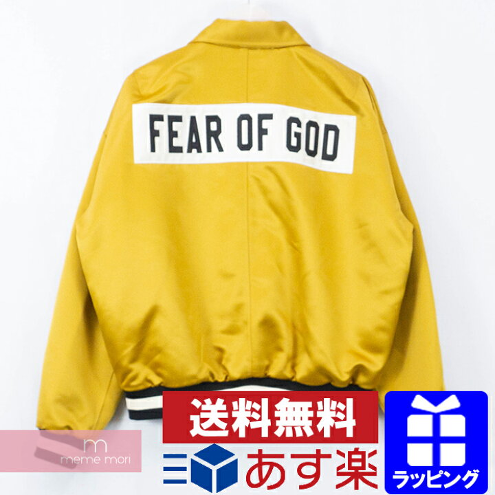 楽天市場】FEAR OF GOD Fifth Collection Satin Baseball Jacket  