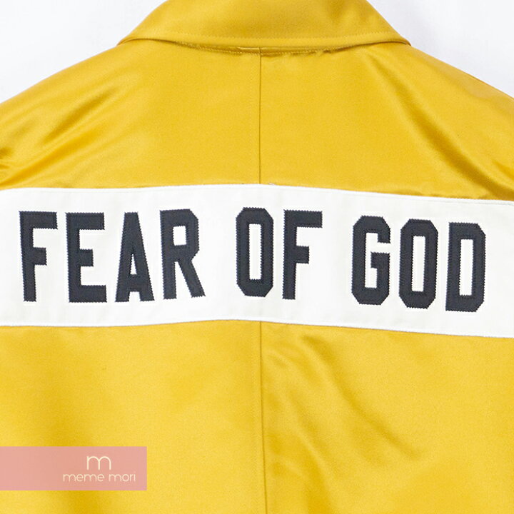 楽天市場】FEAR OF GOD Fifth Collection Satin Baseball Jacket 