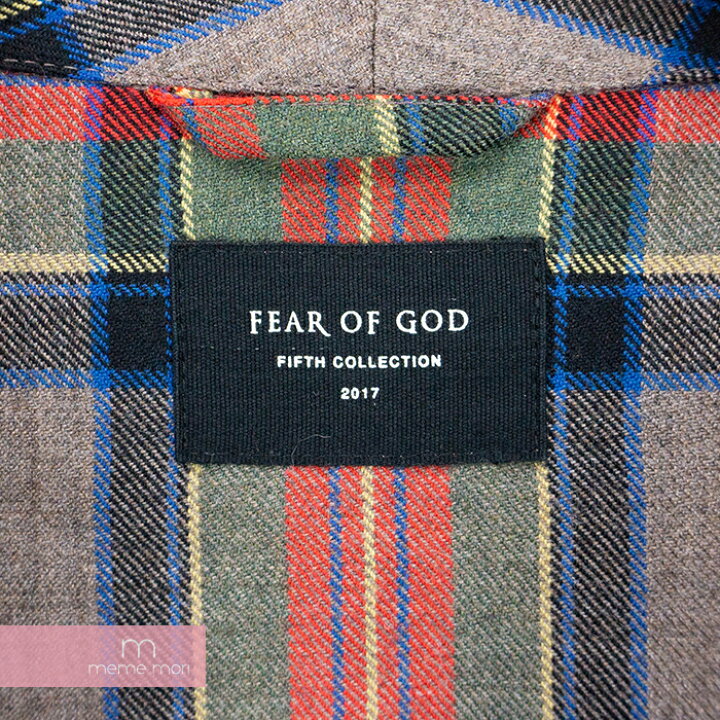 楽天市場】FEAR OF GOD Fifth Collection Plaid Wool Twill Robe 