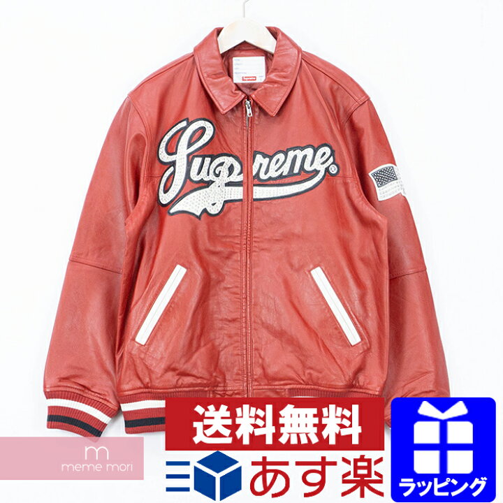 楽天市場】Supreme 2016SS Uptown Studded Leather Varsity Jacket  