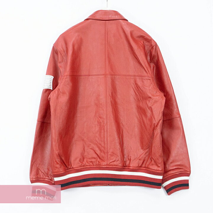 楽天市場】Supreme 2016SS Uptown Studded Leather Varsity Jacket 
