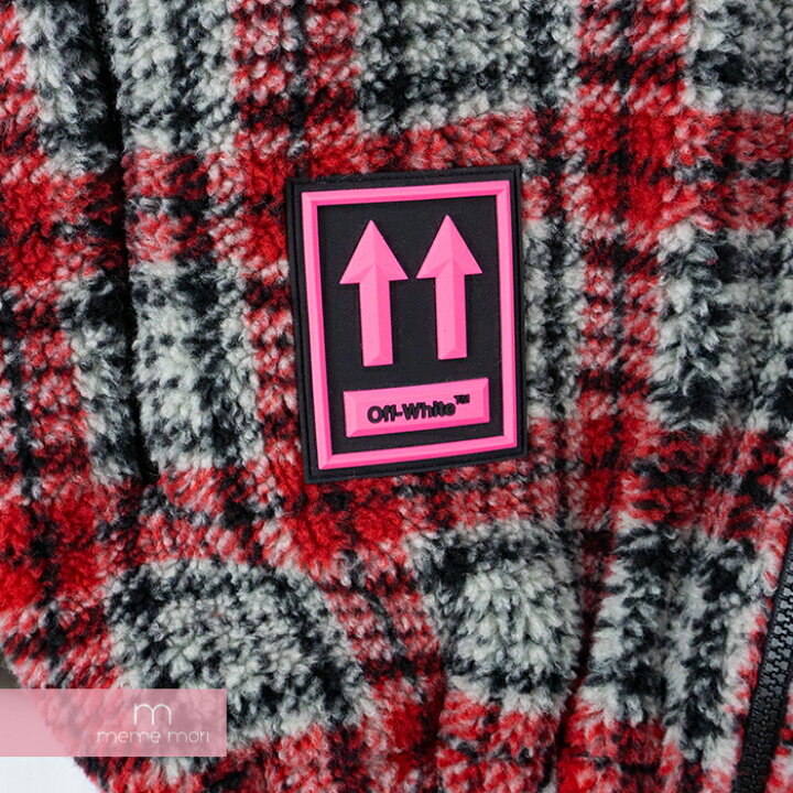 楽天市場】OFF-WHITE 2019AW Plaid Fleece Jacket OMEA186E19E19002  