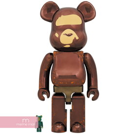 MEDICOM TOY×READYMADE×A BATHING APE 2021AW BE@RBRICK 100% & 1000% Set メディコムトイ×レディメイド×アベイシングエイプ ベアブリック GHILLIE SUIT BAPE 1000% グリーン【211115】【中古-A】【me04】