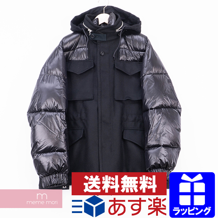 楽天市場】sacai 2020AW Wool Melton × Puffer Jacket 20-02531M